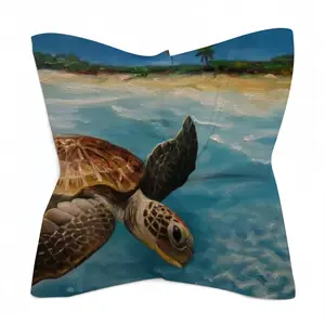 Caribbean Turtle Iii Silk Kerchief