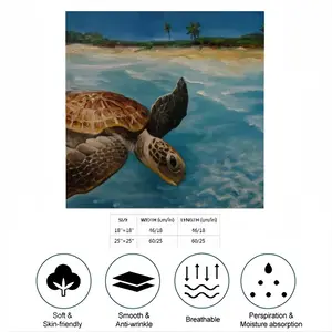 Caribbean Turtle Iii Silk Kerchief