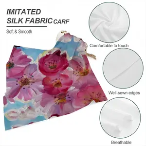 Sakura Cherry Blossoms Silk Kerchief