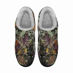 Men Two Trees In Love Cotton Slippers