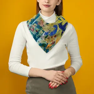 Take A Deep Breath And Dive Silk Kerchief