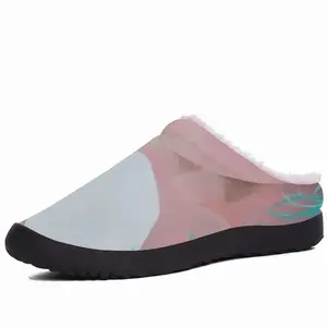 Men Girl With Sparrows Cotton Slippers