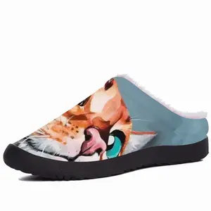 Men Cat In Sparrows Cotton Slippers