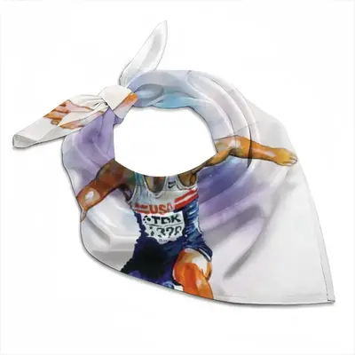 Leaping Over Boundaries Silk Kerchief