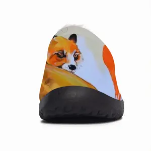 Men Foxes On The Road Cotton Slippers