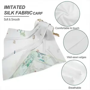 Structural Cracks Silk Kerchief