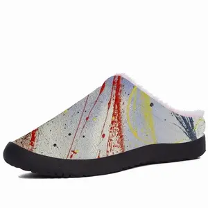 Men Sunrise On Pluto Cotton Slippers