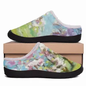 Men Blossoming Trees Cotton Slippers