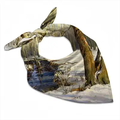 Early Spring Realism Silk Kerchief