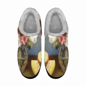 Men Melon And Roses Cotton Slippers