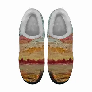 Men River Landscapes S Cotton Slippers