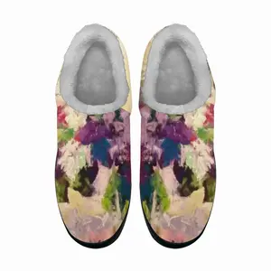 Men Bouquet Of Lilac Cotton Slippers