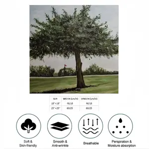 Golf Course Tree Silk Kerchief