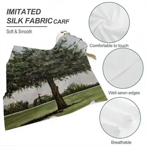 Golf Course Tree Silk Kerchief