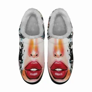 Men Cherry Lips Cotton Slippers