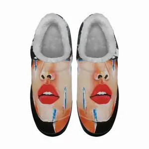 Men Portrait Sketch X Cotton Slippers