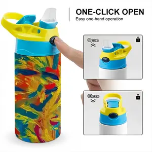 Burning Flame Children's Water Cup