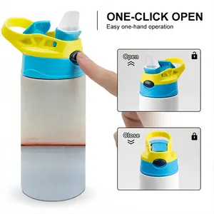 White Orange Series 3 Children's Water Cup