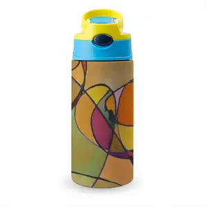 Fake Stained Glass 1 Children's Water Cup