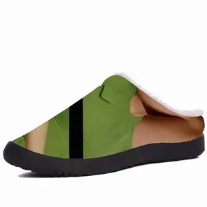 Men Green Dress Cotton Slippers