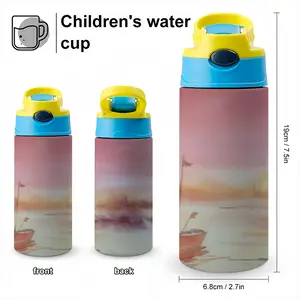 The Boat And Sunset Children's Water Cup