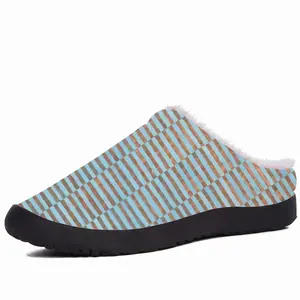 Men Light Blue Copper Ii Cotton Slippers