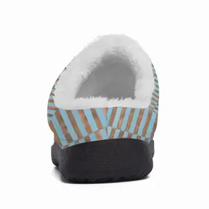 Men Light Blue Copper Ii Cotton Slippers