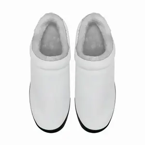 Men White Cotton Slippers