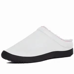 Men White Cotton Slippers