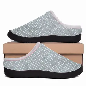 Men Silver Cotton Slippers