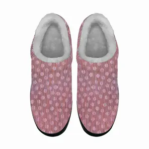 Men Spindles Pink Cotton Slippers