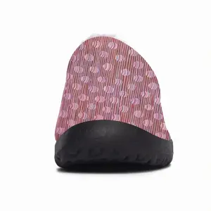 Men Spindles Pink Cotton Slippers