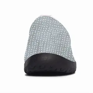 Men Silver Cotton Slippers