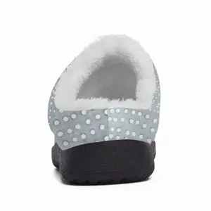 Men Silver Cotton Slippers