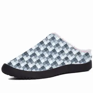 Men Black-White-Gray Ii Cotton Slippers