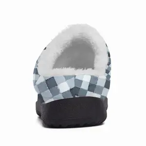 Men Black-White-Gray Ii Cotton Slippers