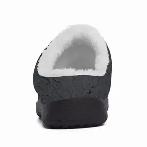 Men Black Ii Cotton Slippers