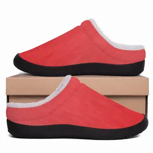 Men Red Cotton Slippers