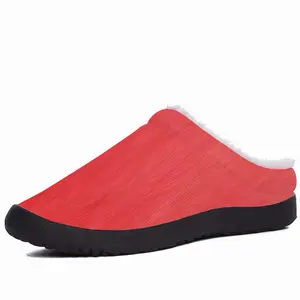 Men Red Cotton Slippers