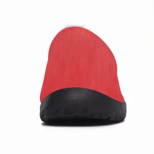 Men Red Cotton Slippers