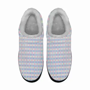 Men Pink-Purple-Green Cotton Slippers