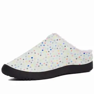 Men Points Colorful Cotton Slippers