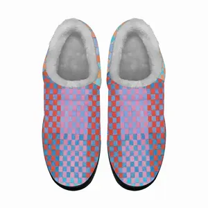 Men Purple-Blue-Orange Cotton Slippers