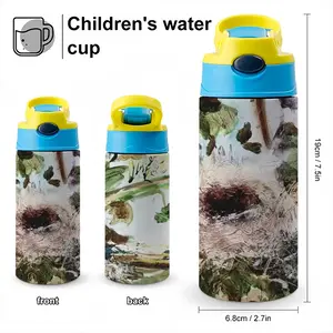 Birds Nest And Flying People Children's Water Cup