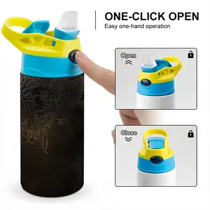 Black Rose Children's Water Cup