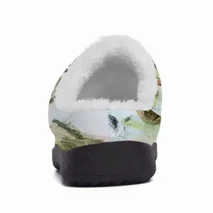 Men Birds Nest And Flying People Cotton Slippers