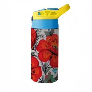 Poppy Flowers Children's Water Cup