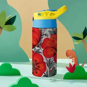 Poppy Flowers Children's Water Cup