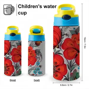 Poppy Flowers Children's Water Cup