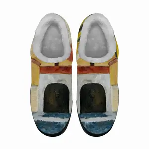 Men Stone Gate Cotton Slippers